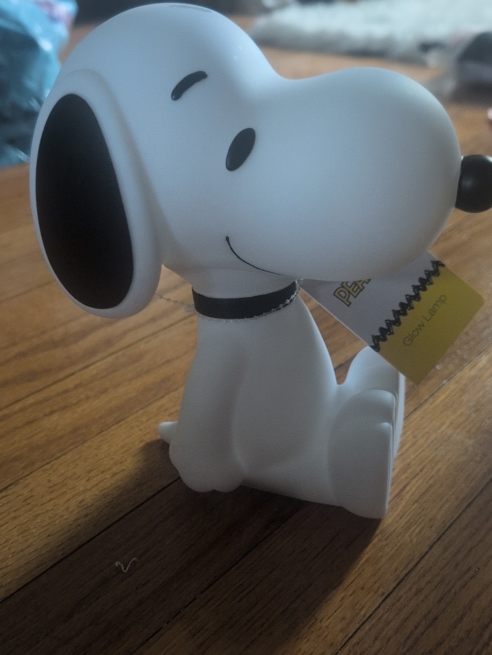 Peanuts Snoopy White Glow Lantern Figurine